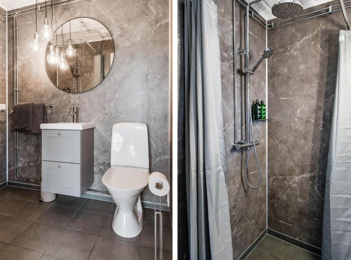 Nyrenoverat Gardshus Pa Havstomt Med Hoeg Standard Örnsköldsvik Exterior foto